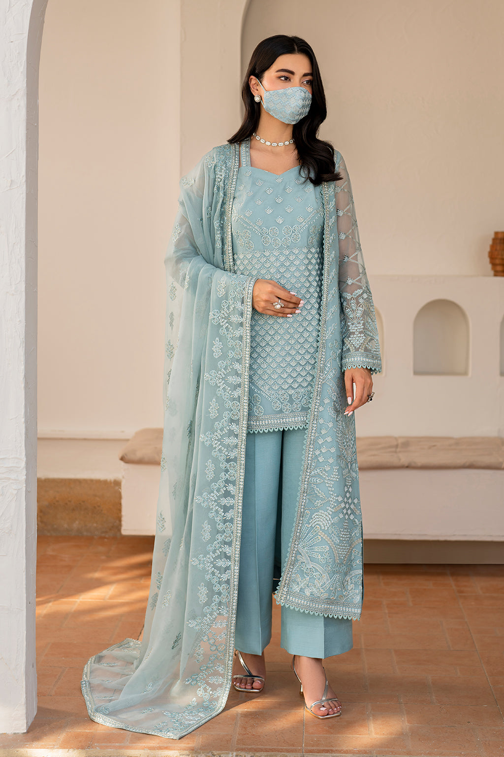 Flossie | Naqsh Formals | S-1405 (B) -  Flossie Ladies Clothes - Original Designer Dress - House of Maryam