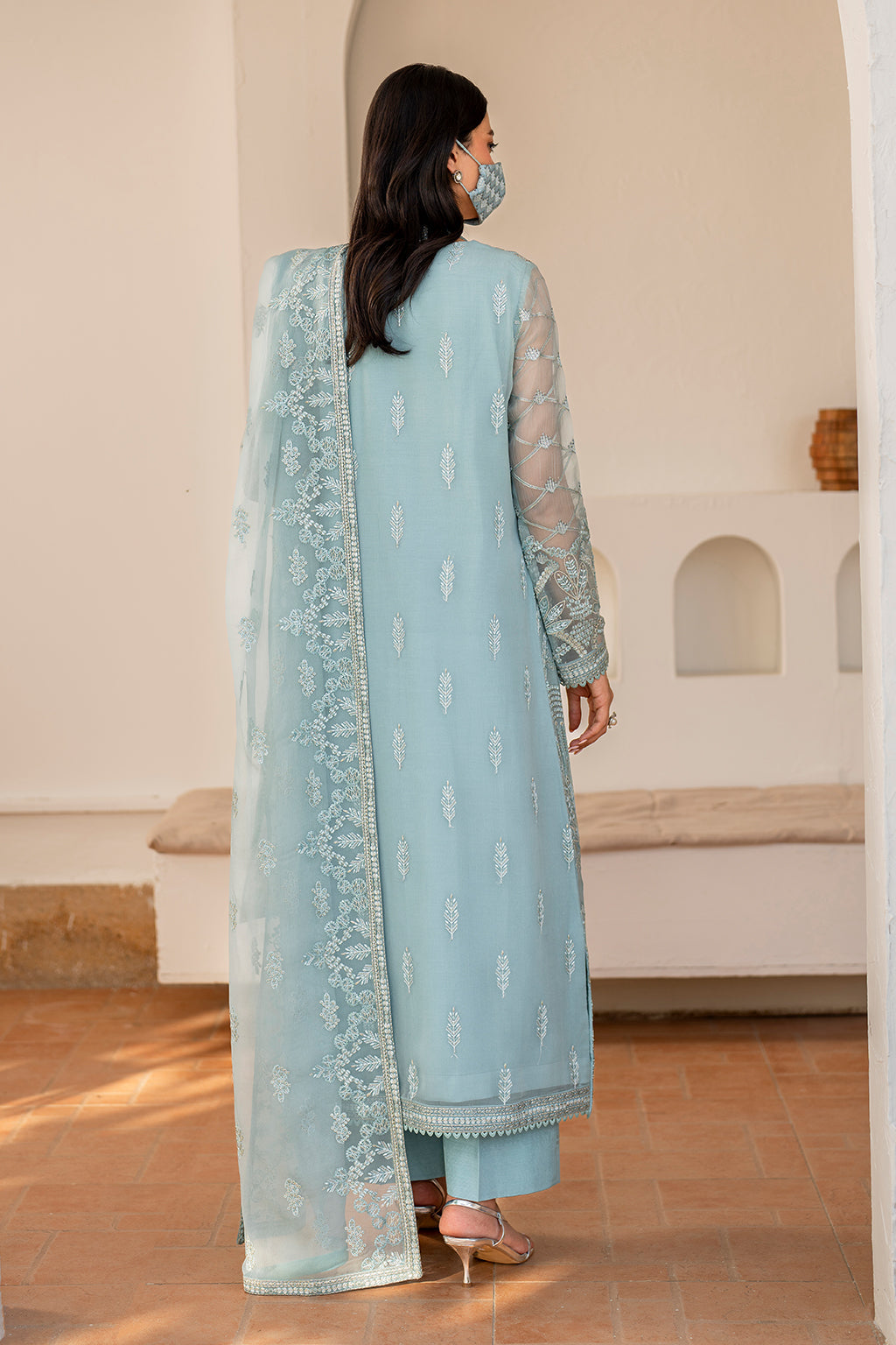 Flossie | Naqsh Formals | S-1405 (B) -  Flossie Ladies Clothes - Original Designer Dress - House of Maryam