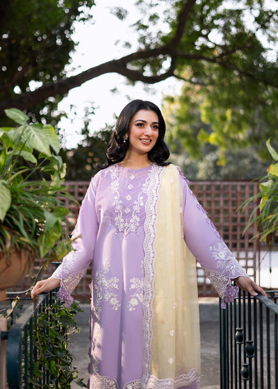 Fozia Khalid | Blossom Festive Lawn 25 | Iris -  Fozia Khalid Ladies Clothes - Original Designer Dress - House of Maryam