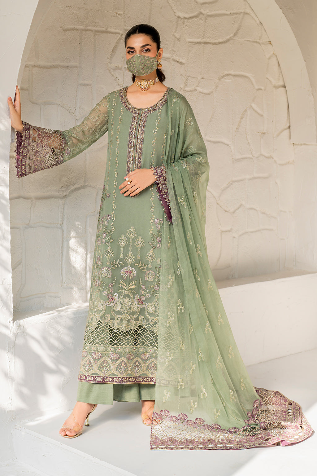 Flossie | Naqsh Formals | S-1406 -  Flossie Ladies Clothes - Original Designer Dress - House of Maryam