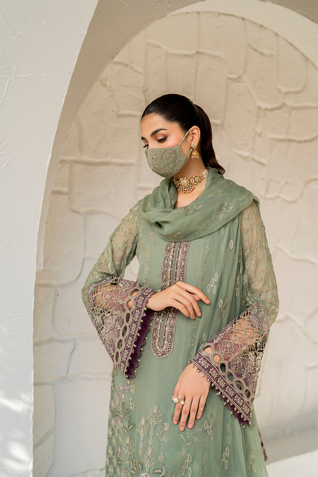 Flossie | Naqsh Formals | S-1406 -  Flossie Ladies Clothes - Original Designer Dress - House of Maryam