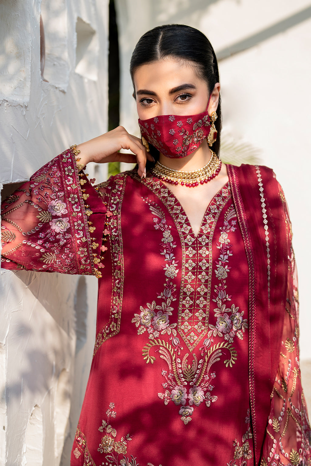 Flossie | Naqsh Formals | S-1402 (A) -  Flossie Ladies Clothes - Original Designer Dress - House of Maryam