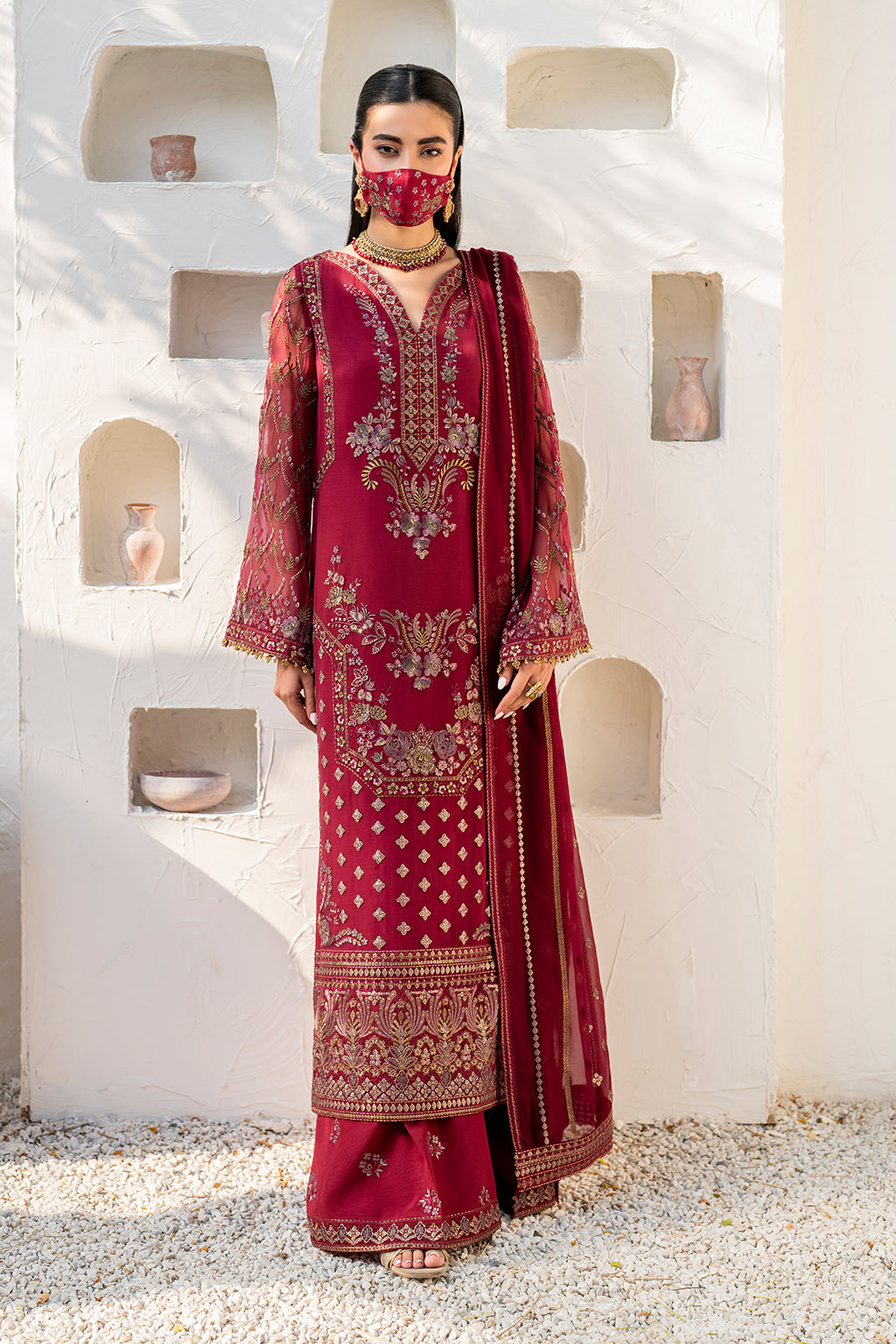 Flossie | Naqsh Formals | S-1402 (A) -  Flossie Ladies Clothes - Original Designer Dress - House of Maryam