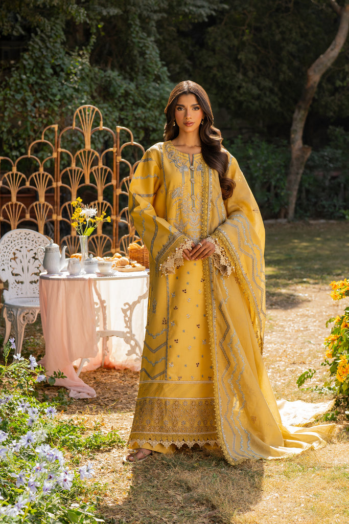 Florent | Chikankari Eid 25 | FLC- 3A -  Florent Ladies Clothes - Original Designer Dress - House of Maryam