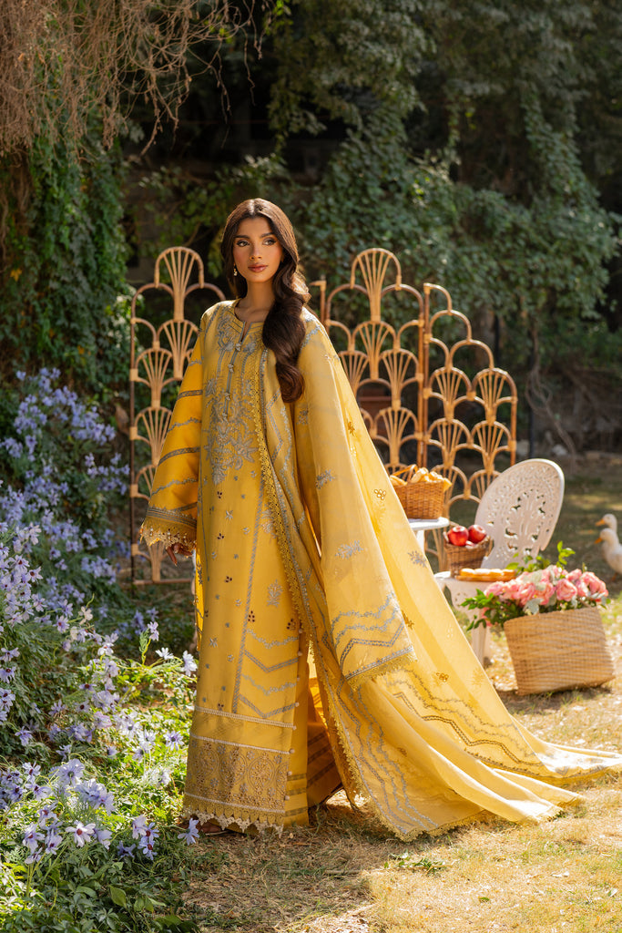 Florent | Chikankari Eid 25 | FLC- 3A -  Florent Ladies Clothes - Original Designer Dress - House of Maryam