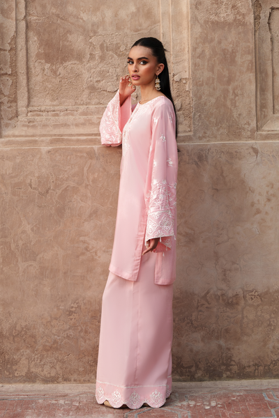 Saad Shaikh | Zaria Festive Pret 25 | BLUSH -  Saad Shaikh Ladies Clothes - Original Designer Dress - House of Maryam