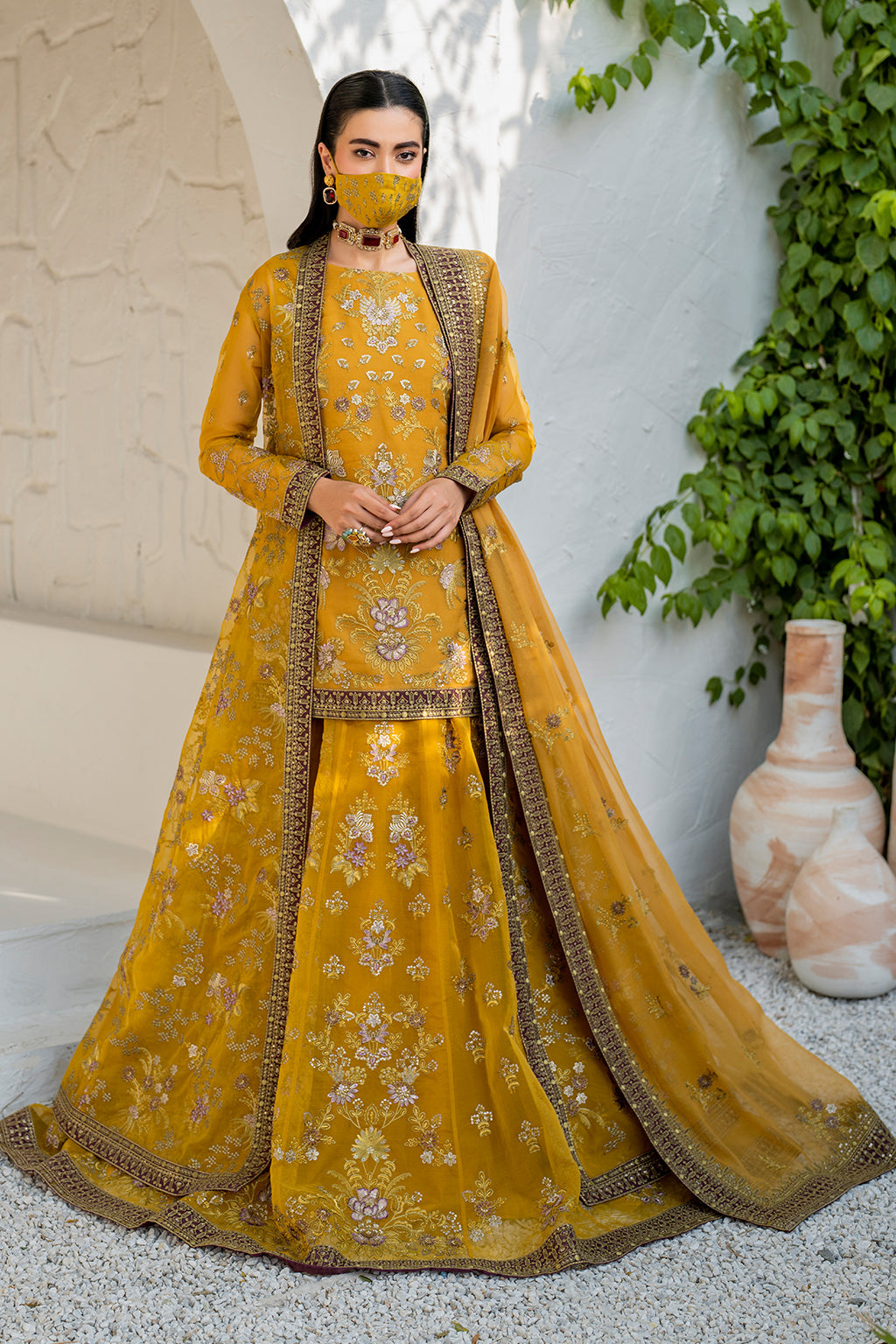 Flossie | Naqsh Formals | S-1404 (B) -  Flossie Ladies Clothes - Original Designer Dress - House of Maryam