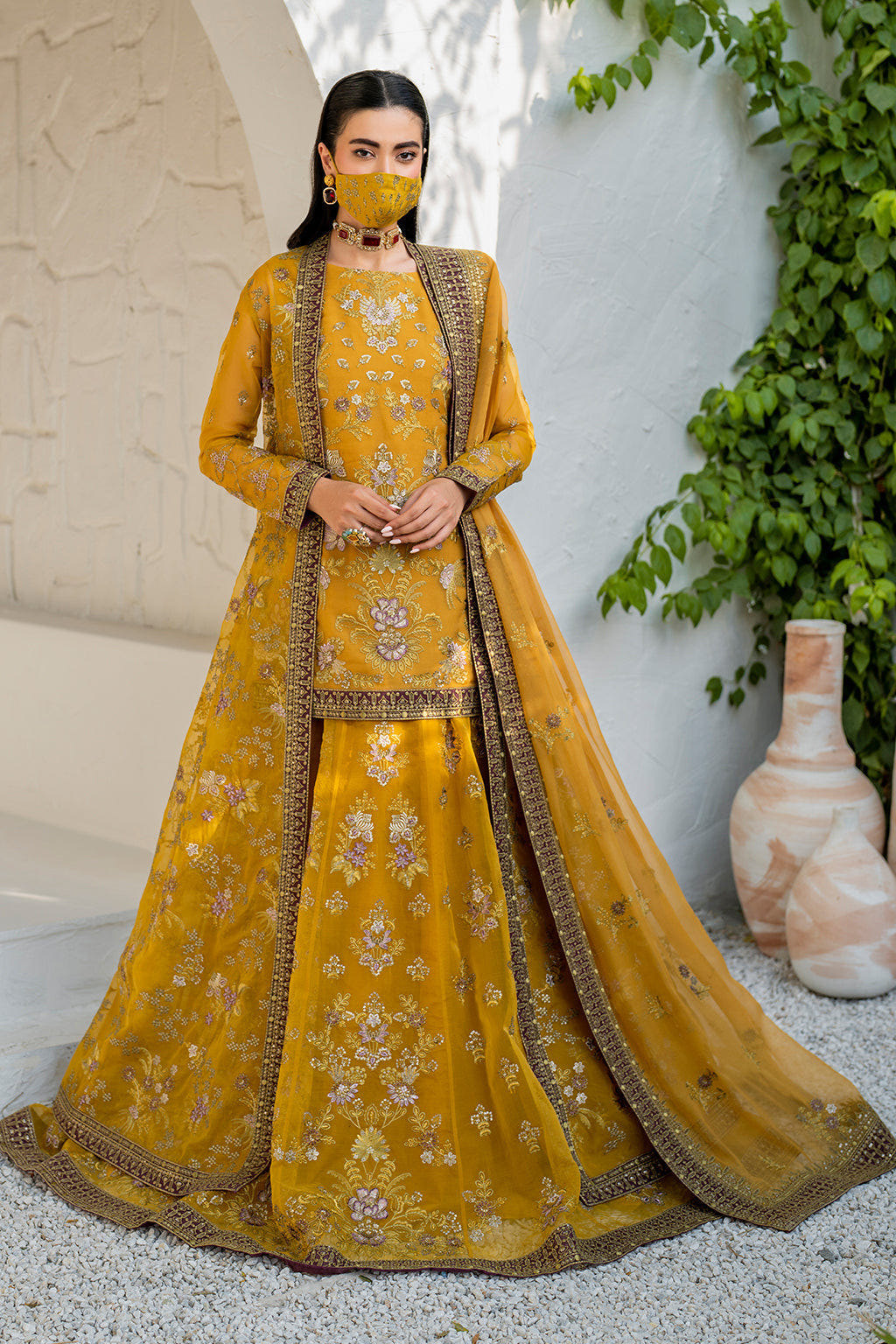 Flossie | Naqsh Formals | S-1404 (B) -  Flossie Ladies Clothes - Original Designer Dress - House of Maryam