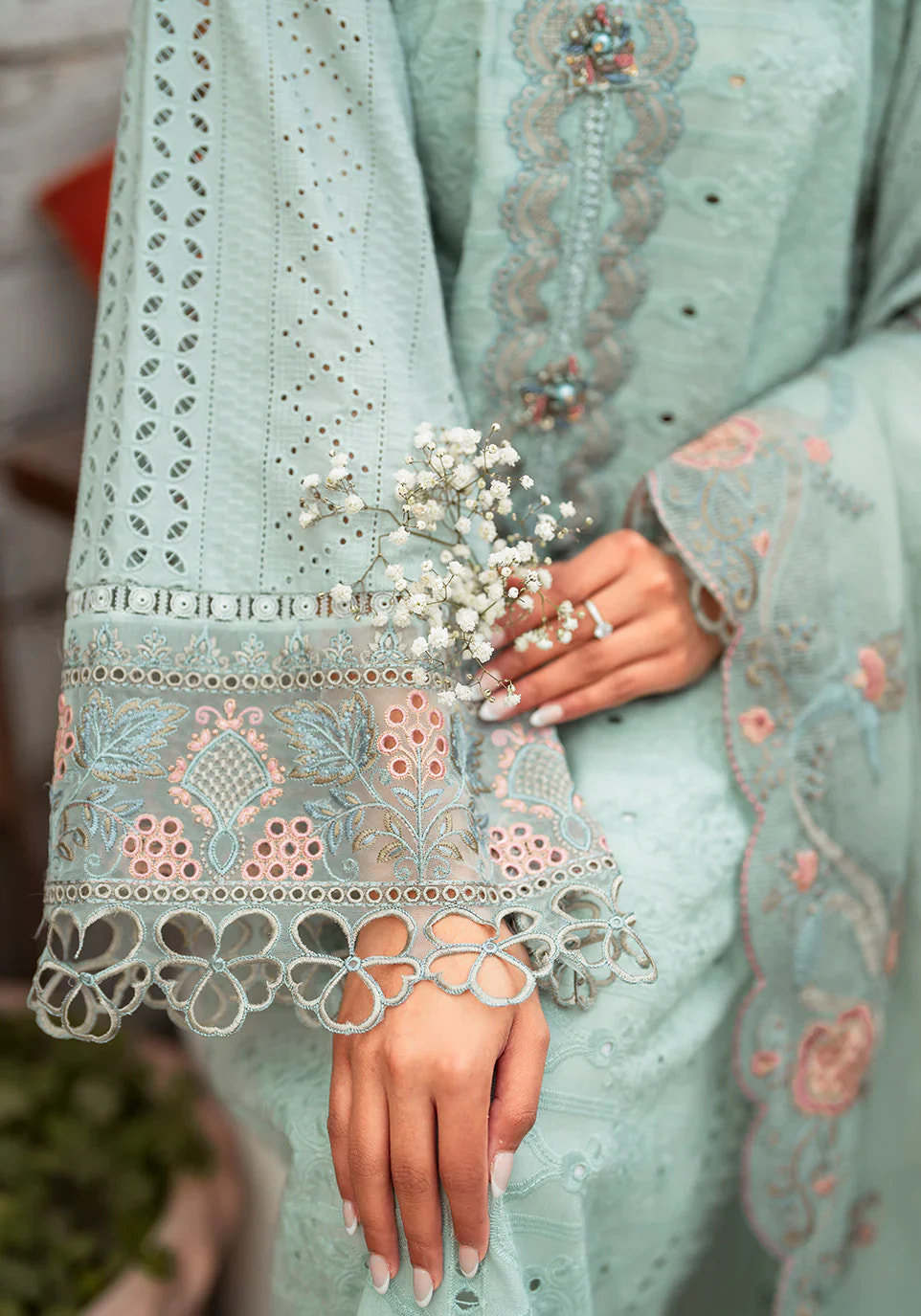 Zarqash | Belle Ame 24 | BL 009 BLEU VERT -  Zarqash Luxury - Original Designer Dress - House of Maryam