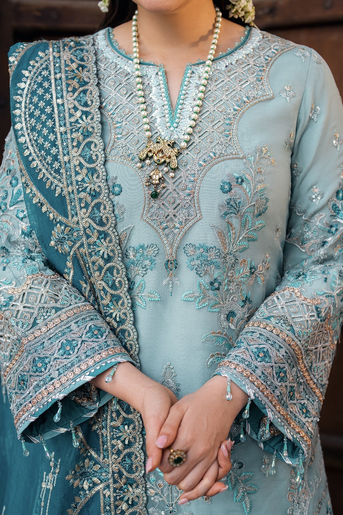 Imrozia Premium | Meeras Luxury Eid 25 | I-225 FEROZA -  Imrozia Premium Ladies Clothes - Original Designer Dress - House of Maryam
