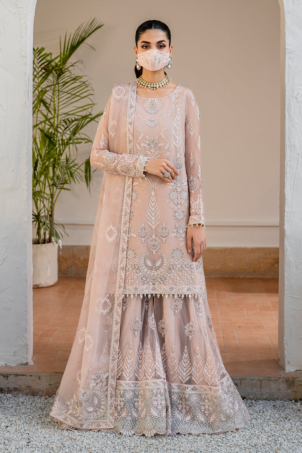 Flossie | Naqsh Formals | S-1403 (B) -  Flossie Ladies Clothes - Original Designer Dress - House of Maryam