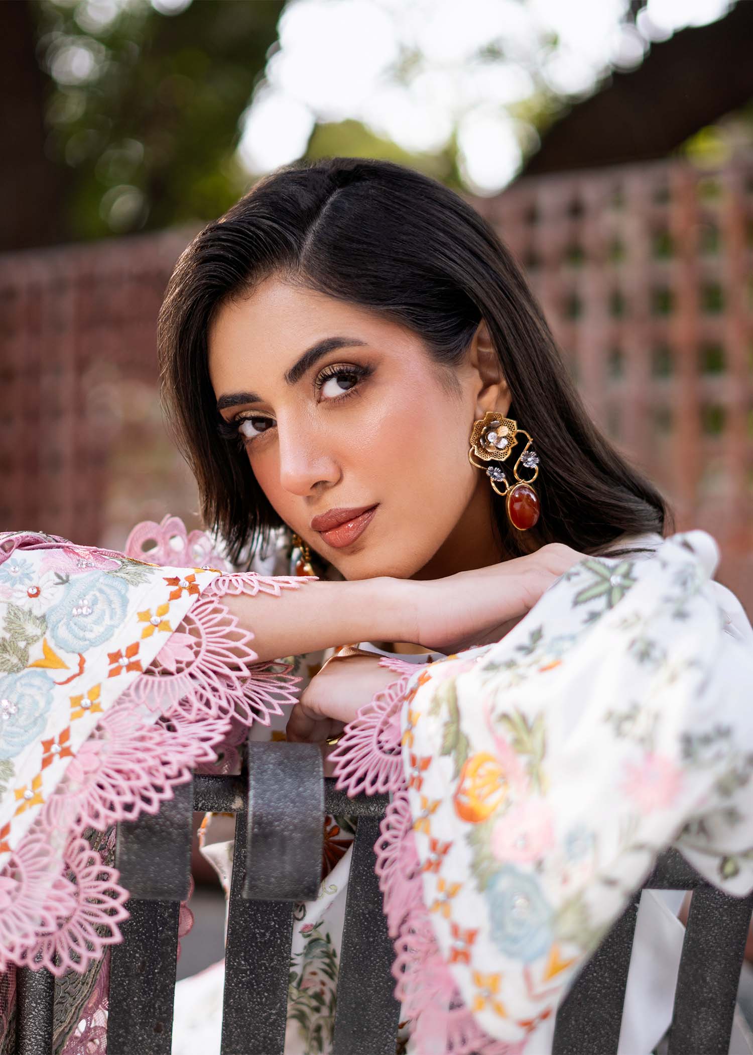 Fozia Khalid | Blossom Festive Lawn 25 | Lilly -  Fozia Khalid Ladies Clothes -  House of Maryam