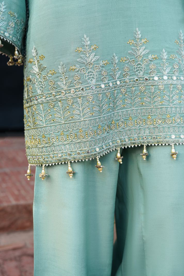 Saad Shaikh | Zaria Festive Pret 25 | AURA -  Saad Shaikh Ladies Clothes - Original Designer Dress - House of Maryam