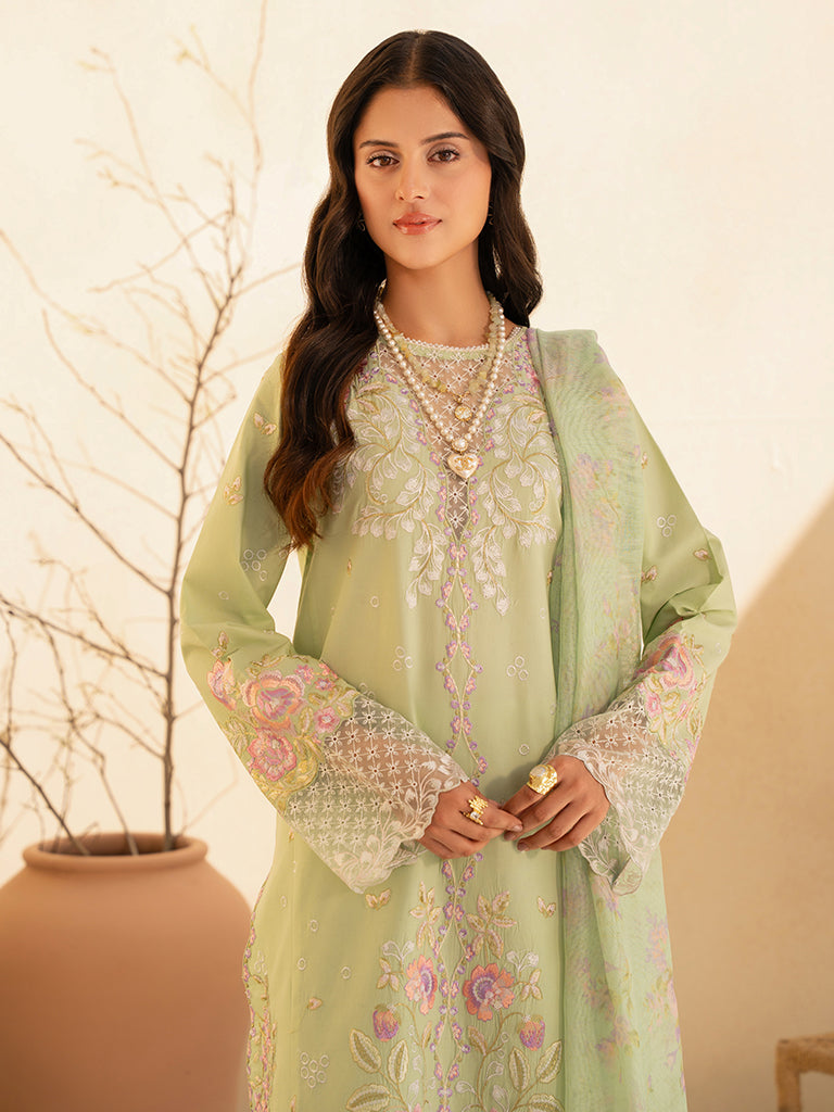 Rajbari | Jahaan Premium Festive Lawn | RAYA (Jahan) 1-B -  Rajbari Ladies Clothes - Original Designer Dress - House of Maryam