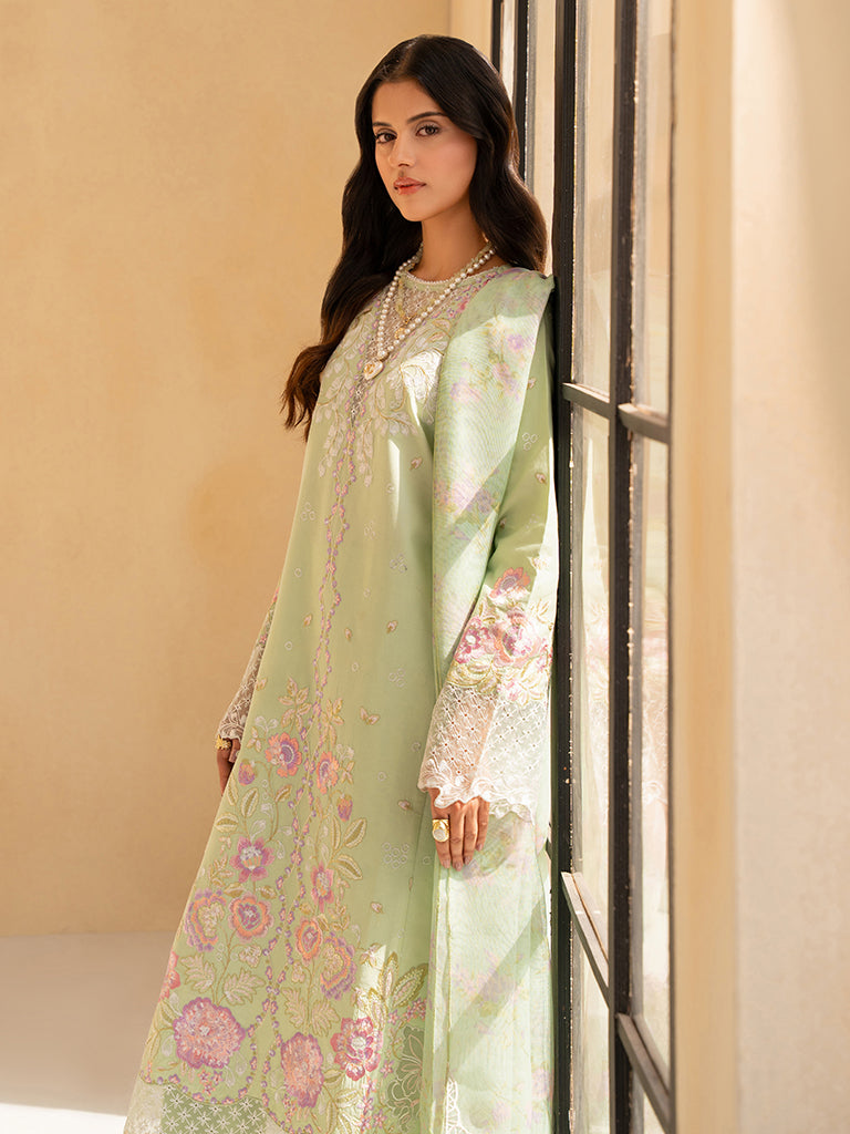 Rajbari | Jahaan Premium Festive Lawn | RAYA (Jahan) 1-B -  Rajbari Ladies Clothes - Original Designer Dress - House of Maryam