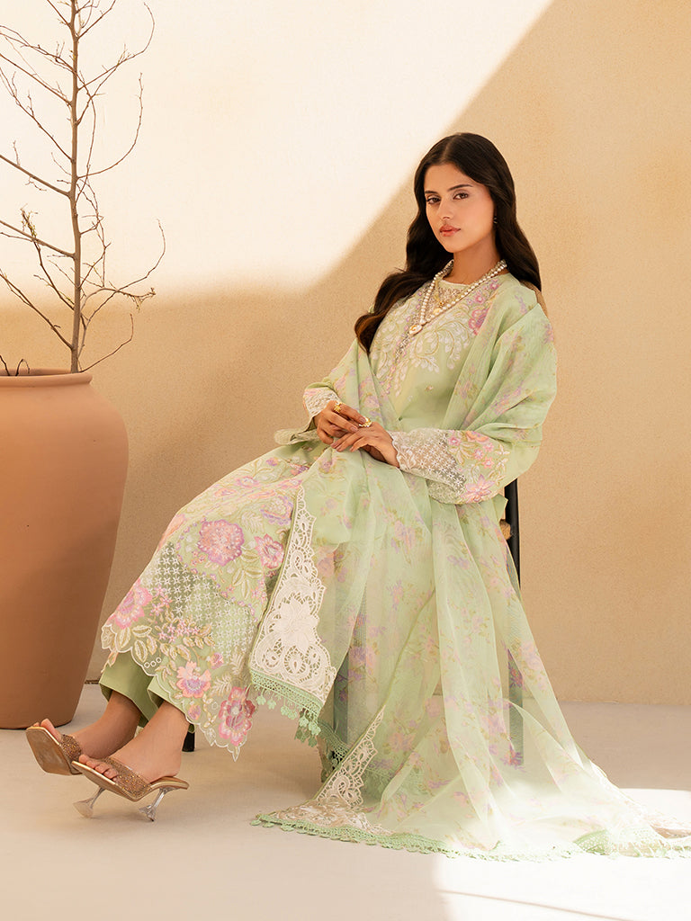 Rajbari | Jahaan Premium Festive Lawn | RAYA (Jahan) 1-B -  Rajbari Ladies Clothes - Original Designer Dress - House of Maryam