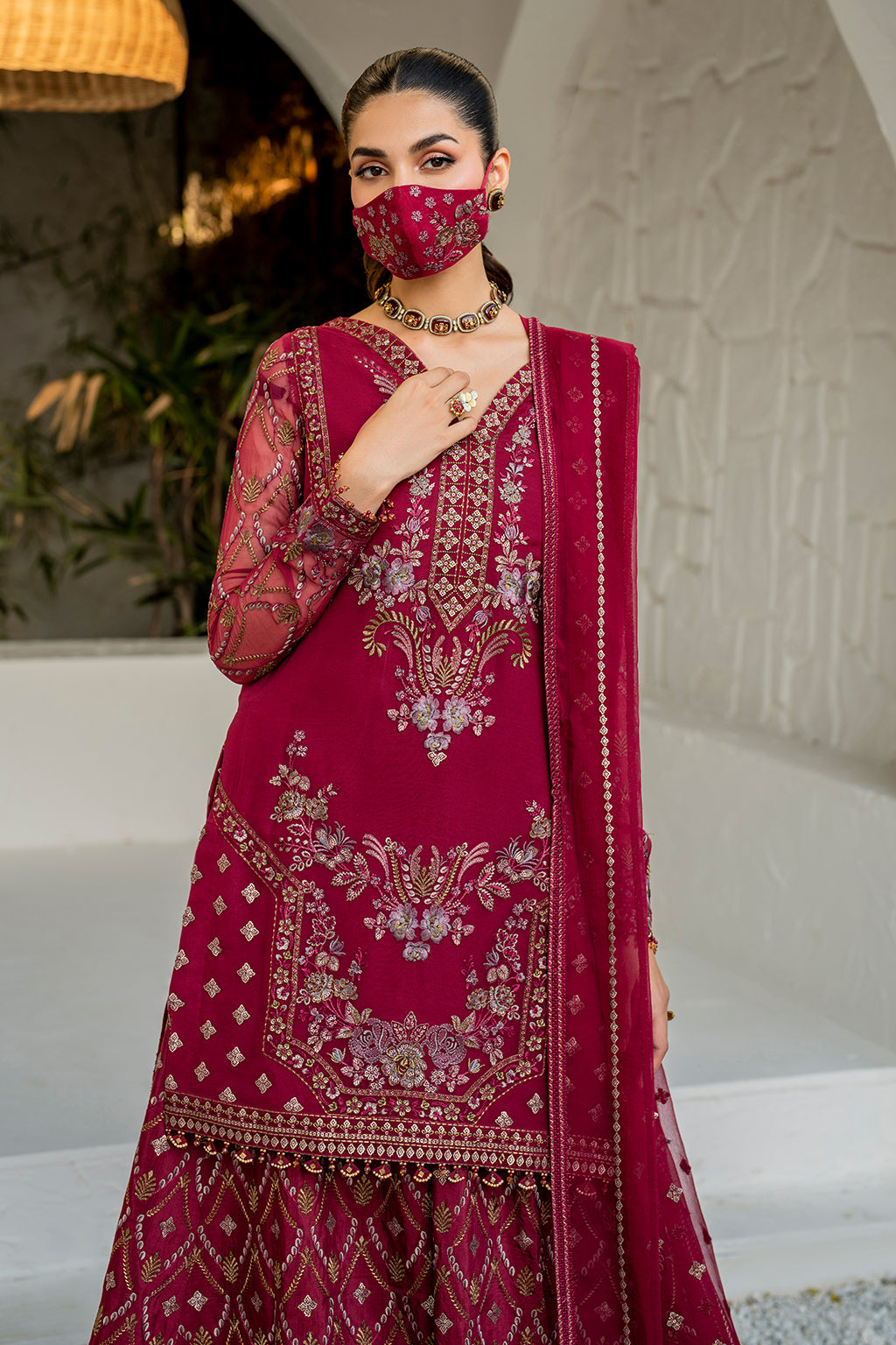 Flossie | Naqsh Formals | S-1402 (B) -  Flossie Ladies Clothes - Original Designer Dress - House of Maryam