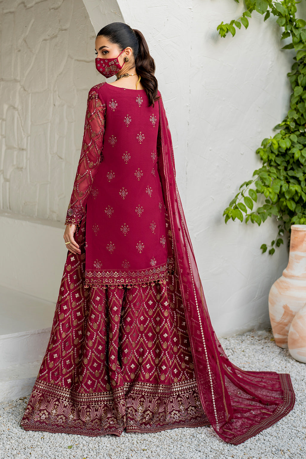 Flossie | Naqsh Formals | S-1402 (B) -  Flossie Ladies Clothes - Original Designer Dress - House of Maryam