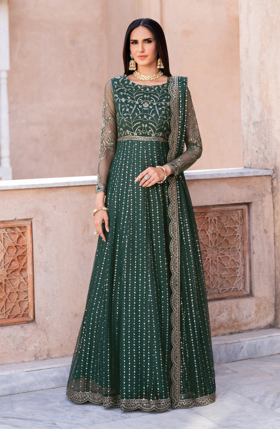 Zarif | Sahiba Formals | UNST-SBA-05 KERAN -  Zarif Ladies Clothes - Original Designer Dress - House of Maryam