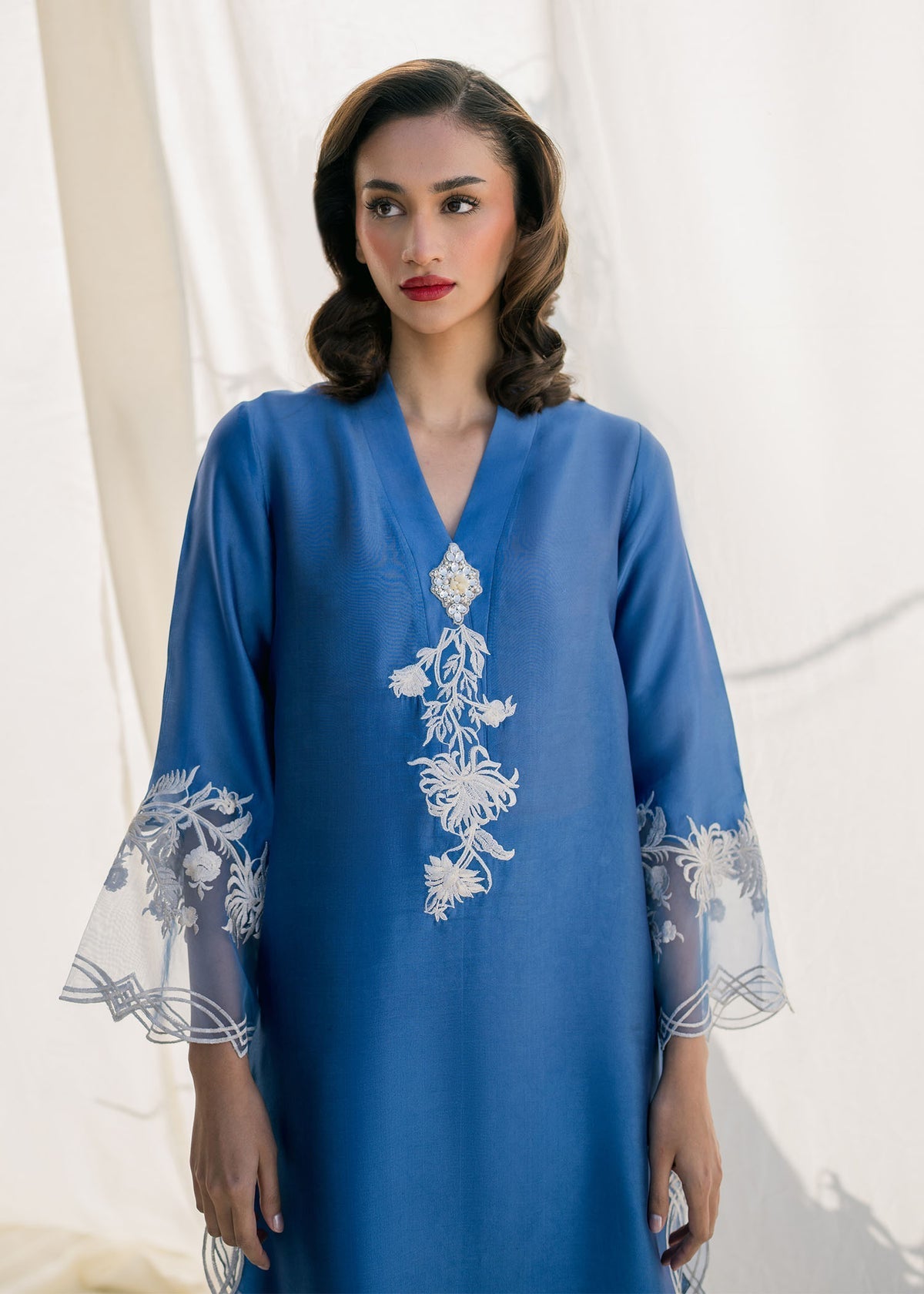 Mahgul | Samara Pret | Ocean Mist -  Mahgul Ladies Clothes - Original Designer Dress - House of Maryam