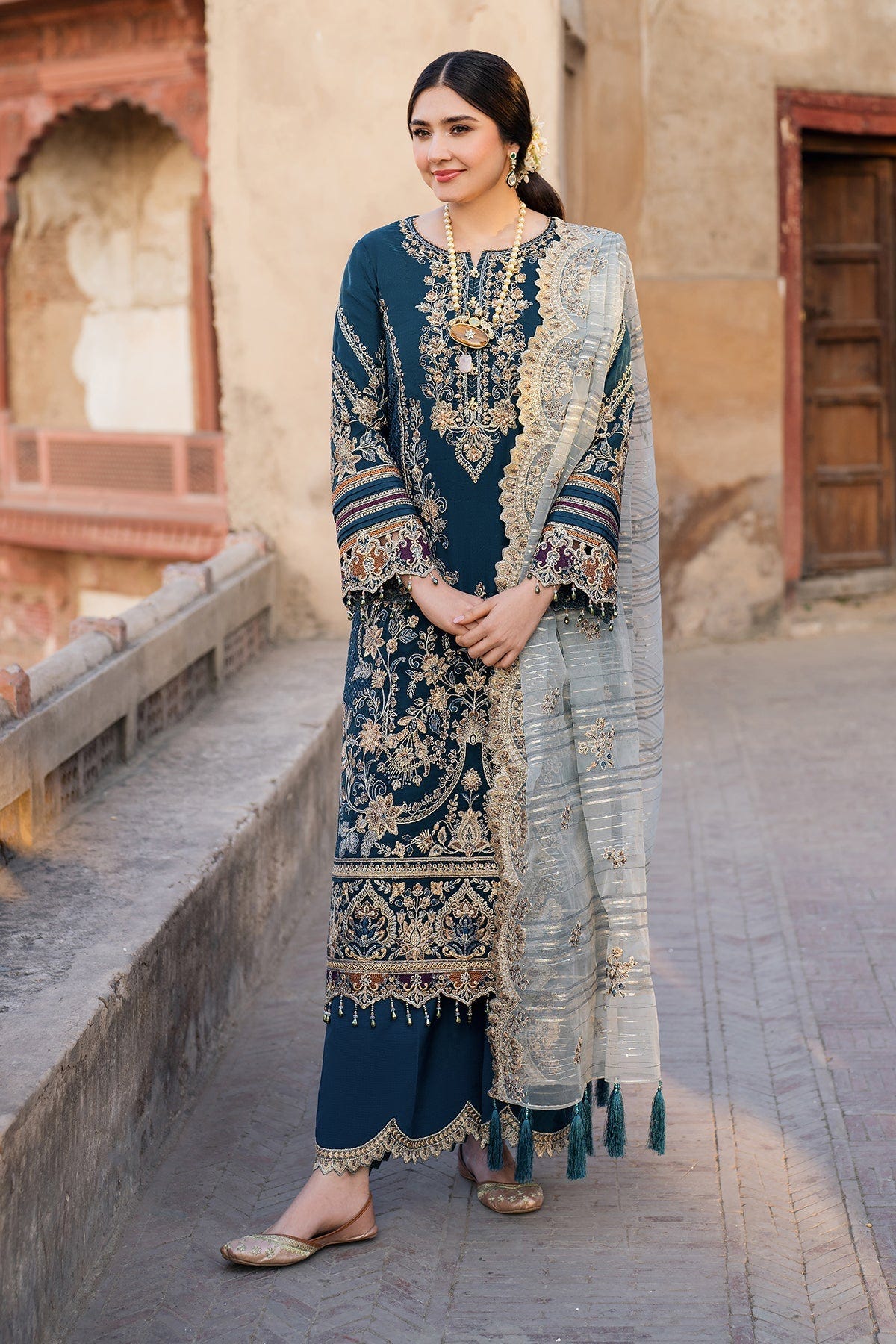 Imrozia Premium | Meeras Luxury Eid 25 | I-223 NEELAM -  Imrozia Premium Ladies Clothes - Original Designer Dress - House of Maryam