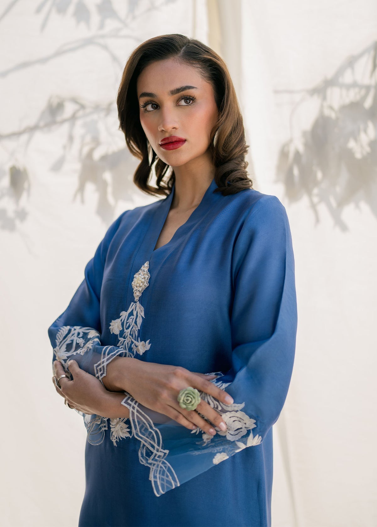 Mahgul | Samara Pret | Ocean Mist -  Mahgul Ladies Clothes - Original Designer Dress - House of Maryam