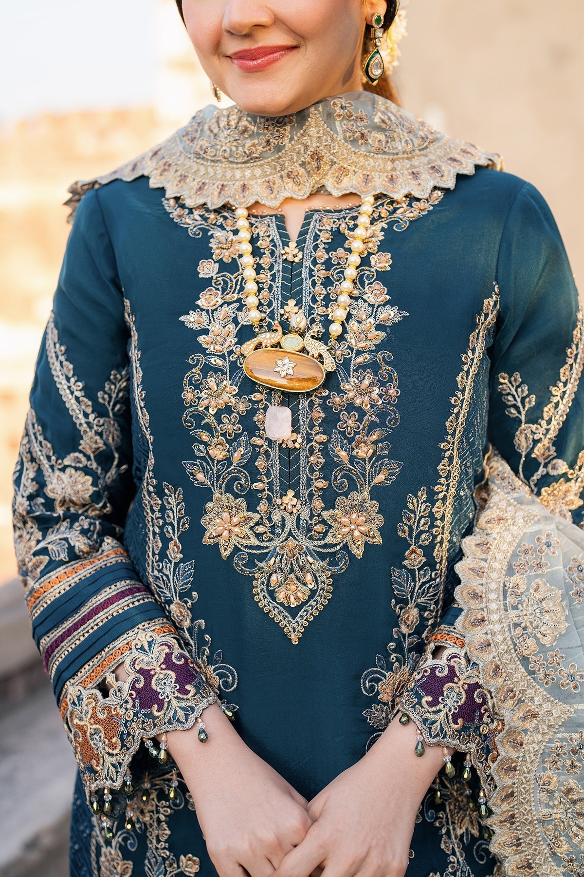 Imrozia Premium | Meeras Luxury Eid 25 | I-223 NEELAM -  Imrozia Premium Ladies Clothes - Original Designer Dress - House of Maryam