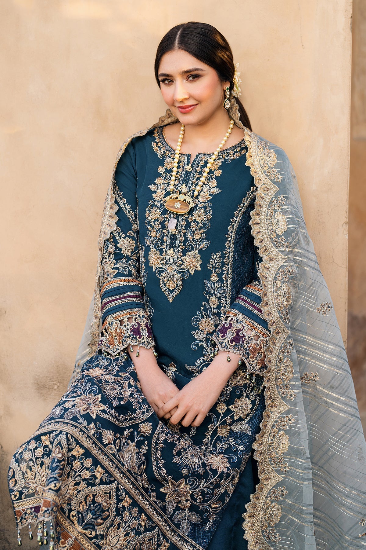 Imrozia Premium | Meeras Luxury Eid 25 | I-223 NEELAM -  Imrozia Premium Ladies Clothes - Original Designer Dress - House of Maryam