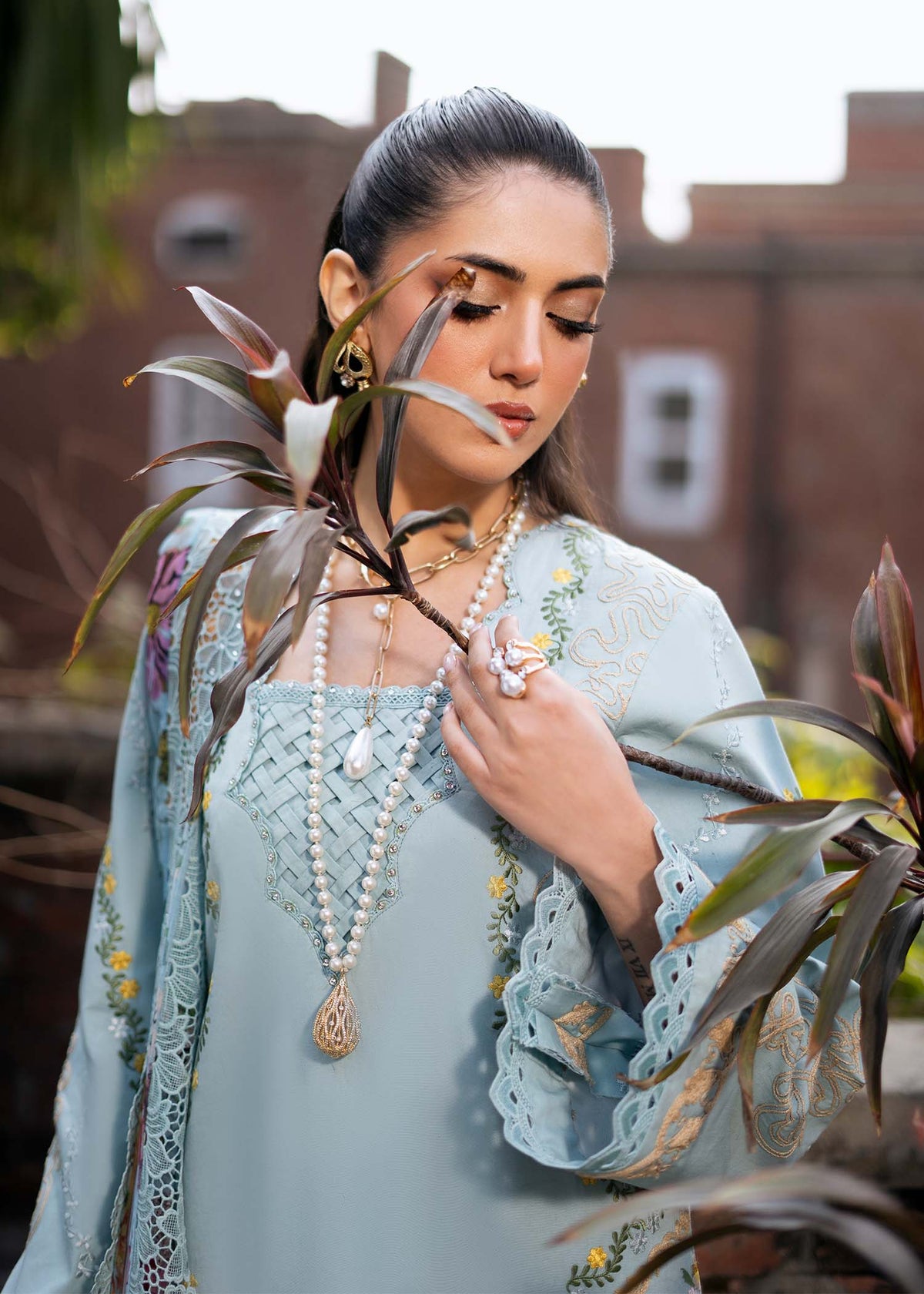 Fozia Khalid | Blossom Festive Lawn 25 |Freesia -  Fozia Khalid Ladies Clothes - Original Designer Dress - House of Maryam