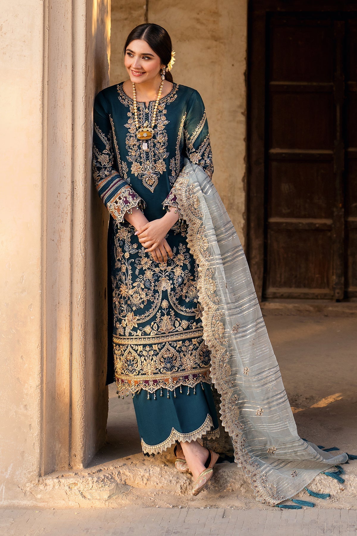 Imrozia Premium | Meeras Luxury Eid 25 | I-223 NEELAM -  Imrozia Premium Ladies Clothes - Original Designer Dress - House of Maryam