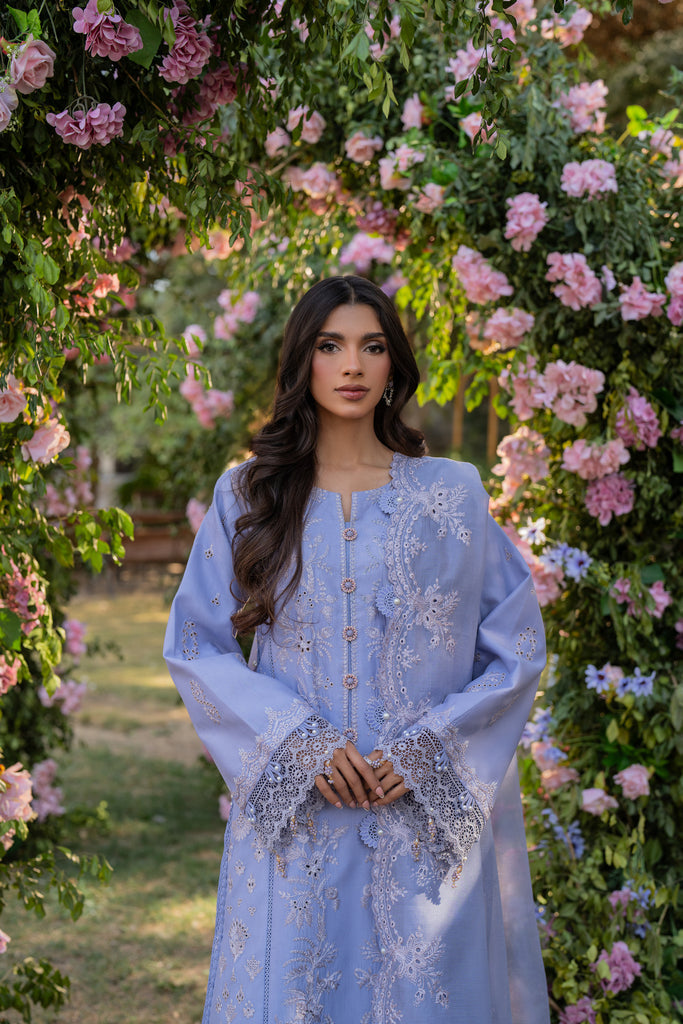 Florent | Chikankari Eid 25 | FLC- 4A -  Florent Ladies Clothes - Original Designer Dress - House of Maryam