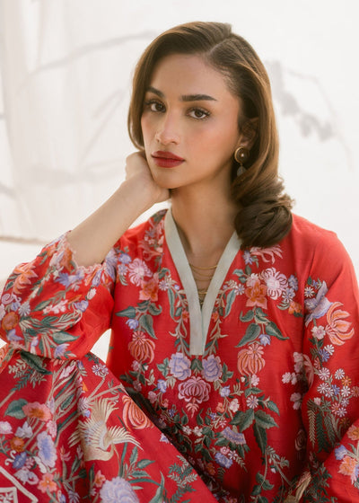 Mahgul | Samara Pret | Crimson Sun -  Mahgul Ladies Clothes - Original Designer Dress - House of Maryam