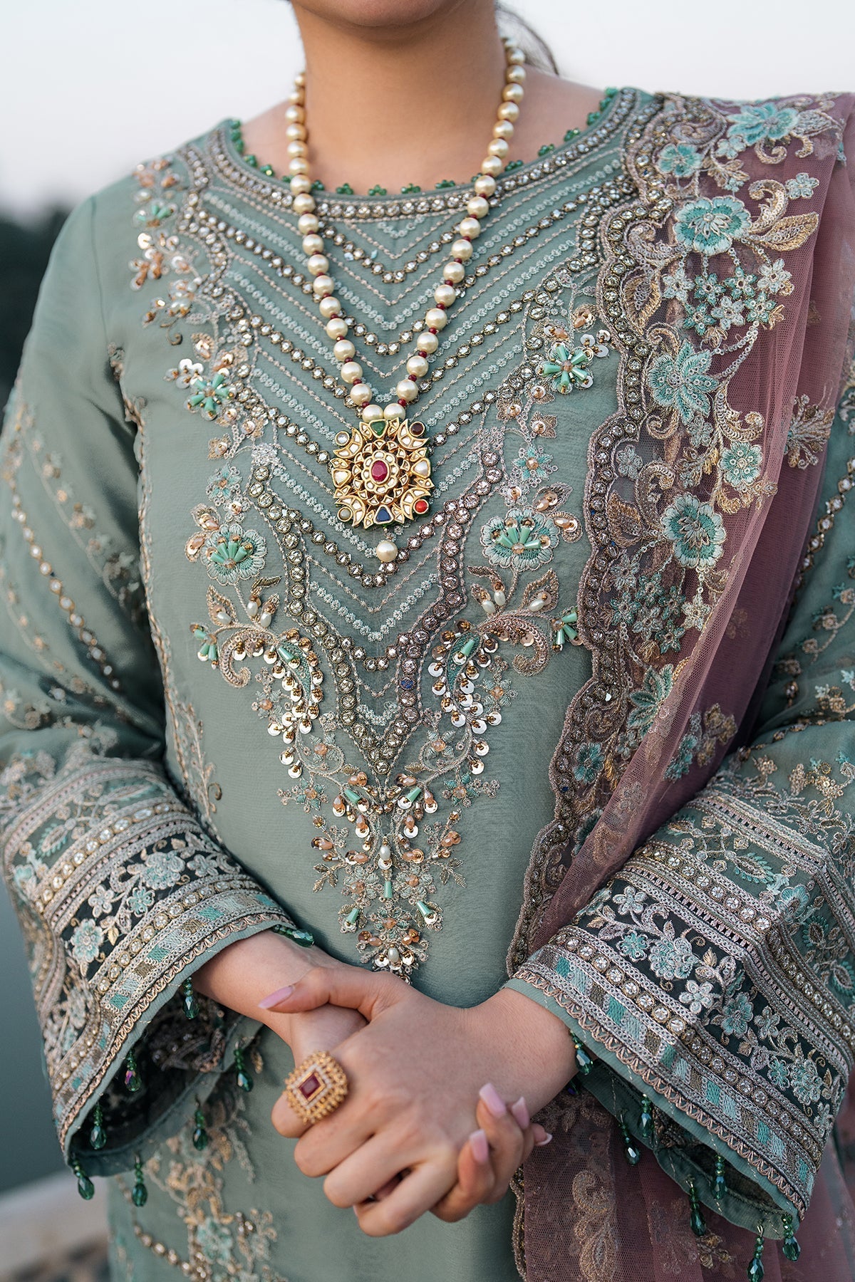 Imrozia Premium | Meeras Luxury Eid 25 | I-221 ZAMURD -  Imrozia Premium Ladies Clothes - Original Designer Dress - House of Maryam