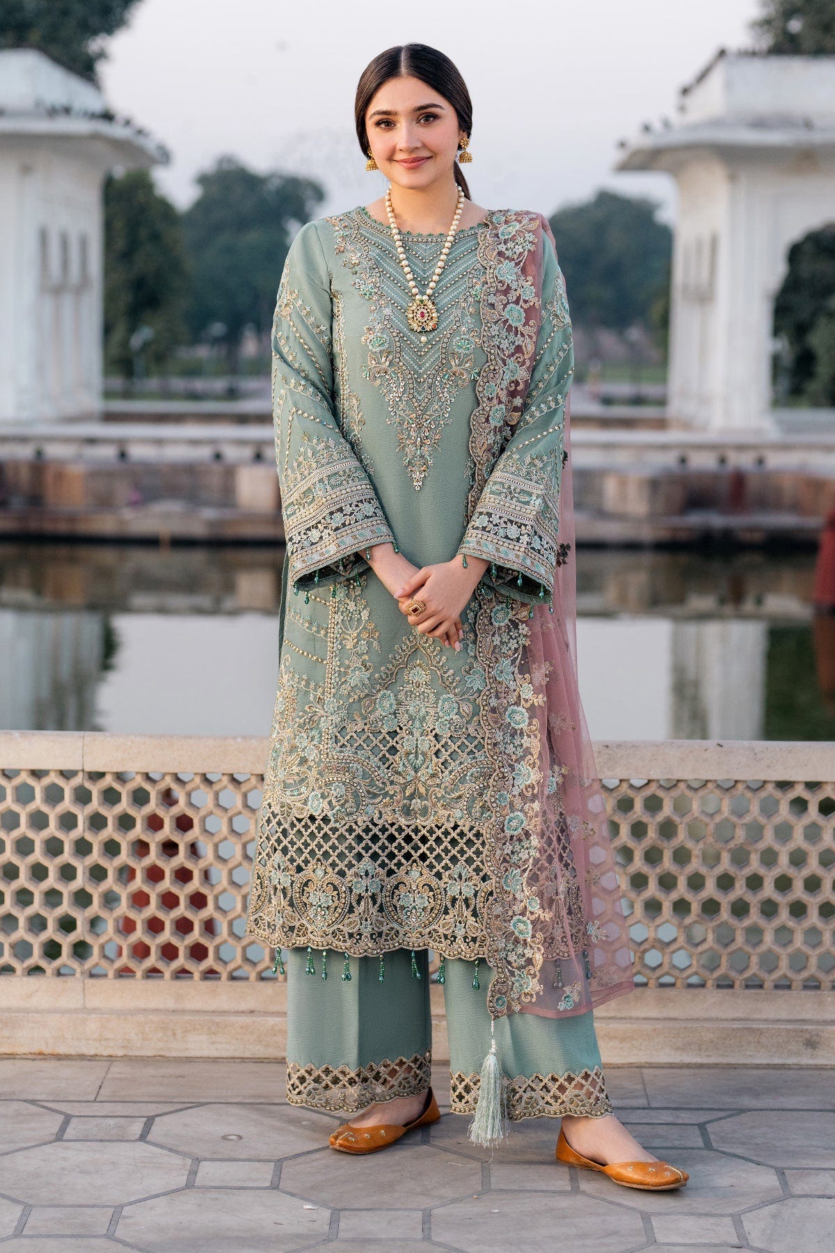 Imrozia Premium | Meeras Luxury Eid 25 | I-221 ZAMURD -  Imrozia Premium Ladies Clothes - Original Designer Dress - House of Maryam