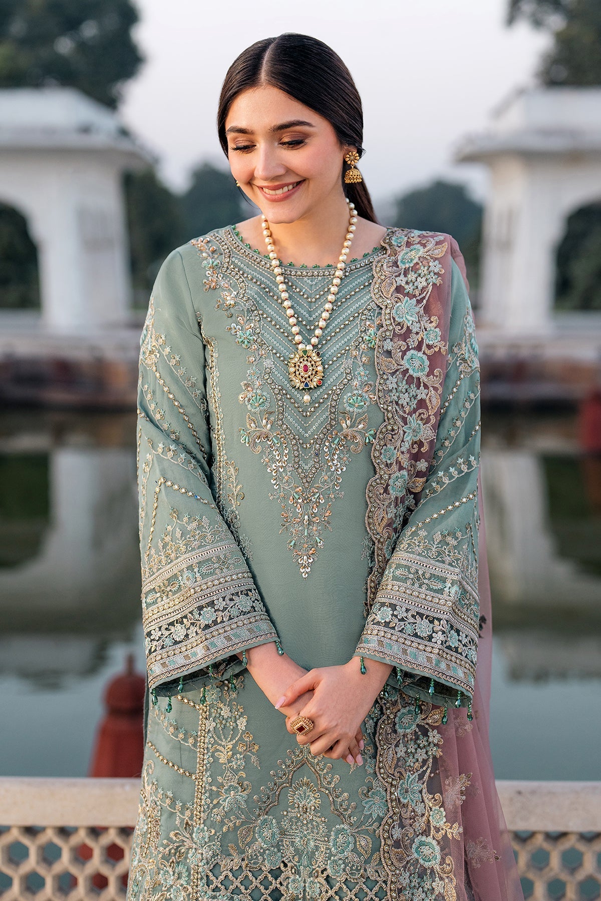 Imrozia Premium | Meeras Luxury Eid 25 | I-221 ZAMURD -  Imrozia Premium Ladies Clothes - Original Designer Dress - House of Maryam
