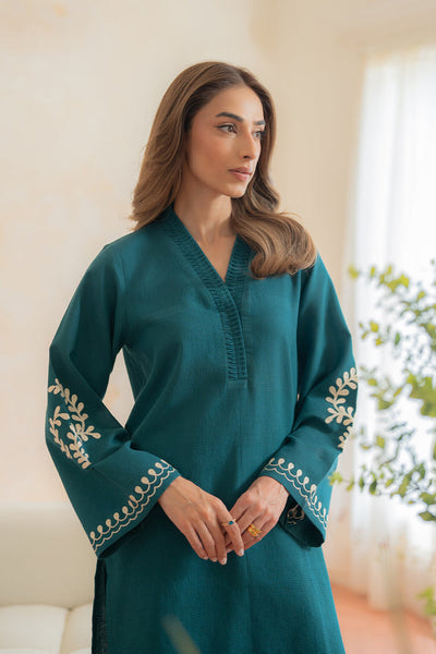 Sahar | Pret Essentials Winter 25 | Emerald Tide