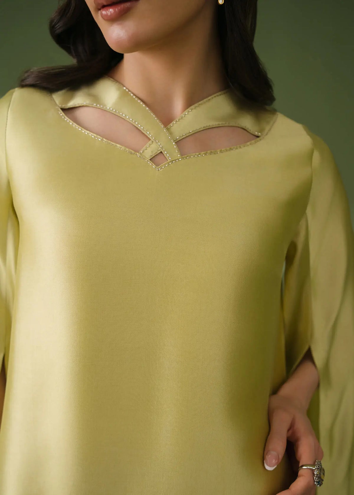 Jeem | Celestial Luxe Formals | LEIA MINT GREEN, image 3