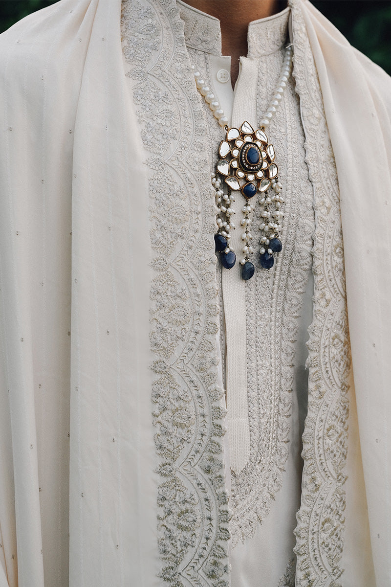 Republic By Omar Farooq | Luxury Rtw | 'Zaar' Kurta Pajama -  Republic by Omar Farooq Luxury RTW - Original Designer Dress - House of Maryam
