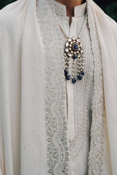 Republic By Omar Farooq | Luxury Rtw | 'Zaar' Kurta Pajama -  Republic by Omar Farooq Luxury RTW - Original Designer Dress - House of Maryam