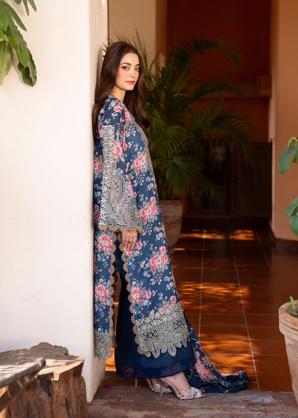 Myeesha | Lamhay Luxury Lawn 25 | Zohra -  Myeesha Ladies Clothes - Original Designer Dress - House of Maryam