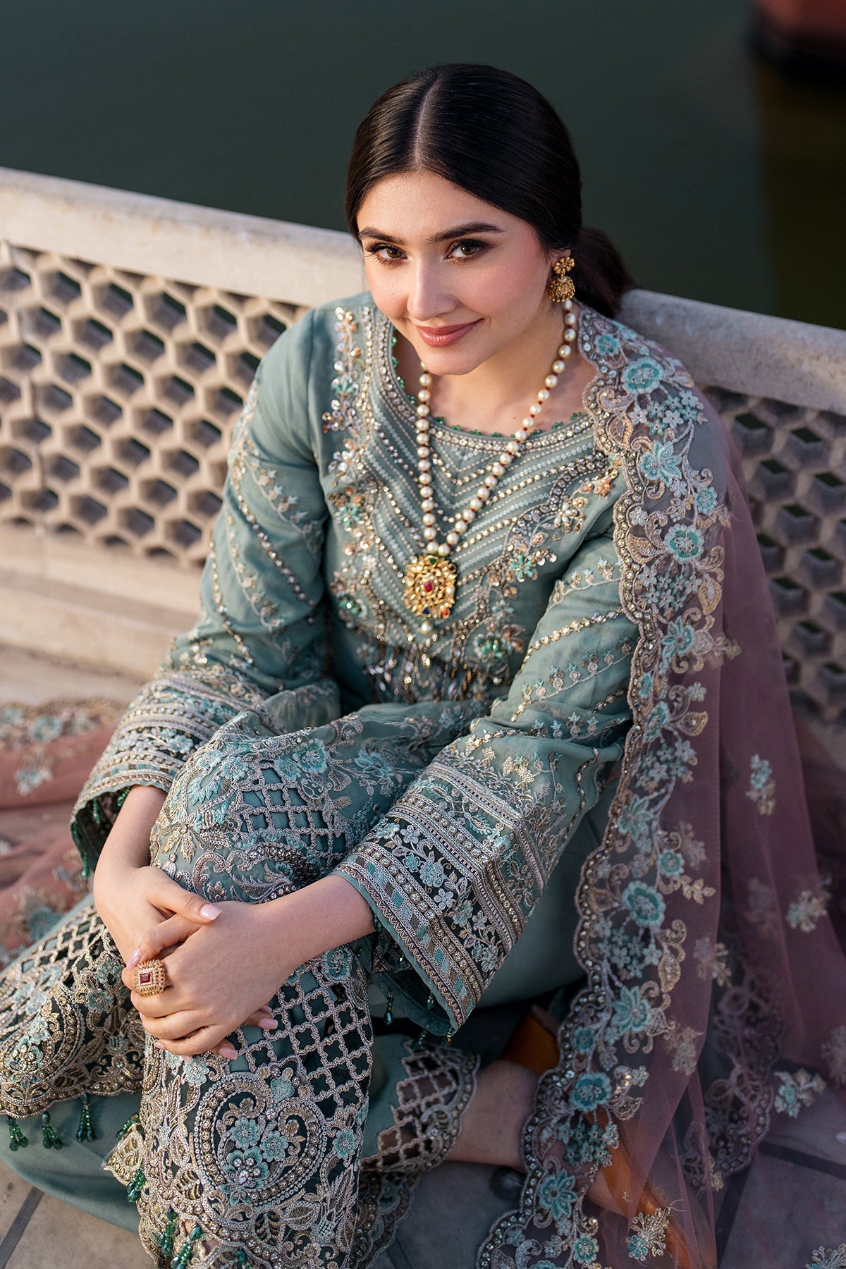 Imrozia Premium | Meeras Luxury Eid 25 | I-221 ZAMURD -  Imrozia Premium Ladies Clothes - Original Designer Dress - House of Maryam