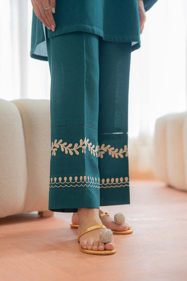 Sahar | Pret Essentials Winter 25 | Emerald Tide-7