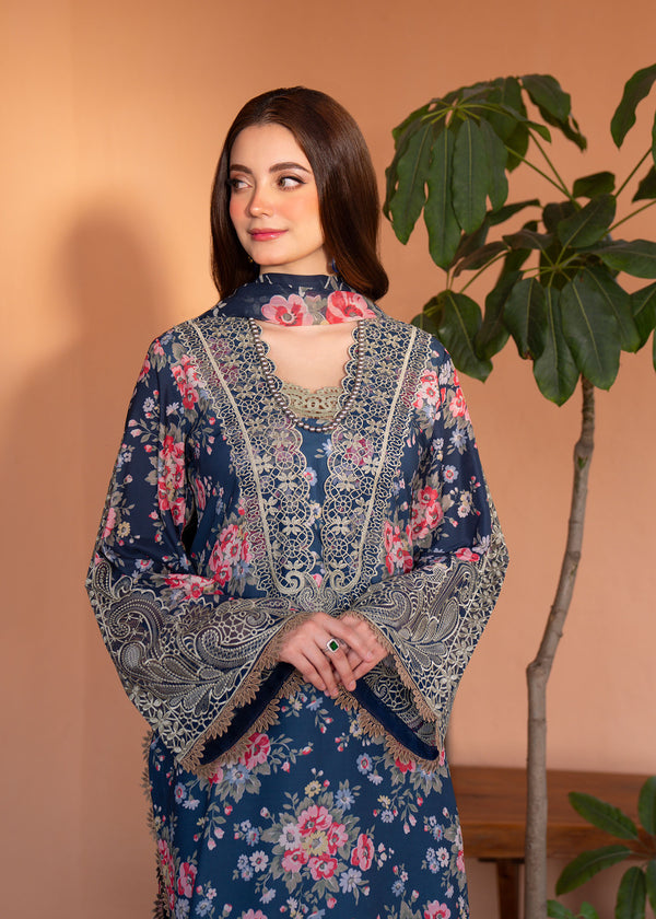 Myeesha | Lamhay Luxury Lawn 25 | Zohra -  Myeesha Ladies Clothes - Original Designer Dress - House of Maryam