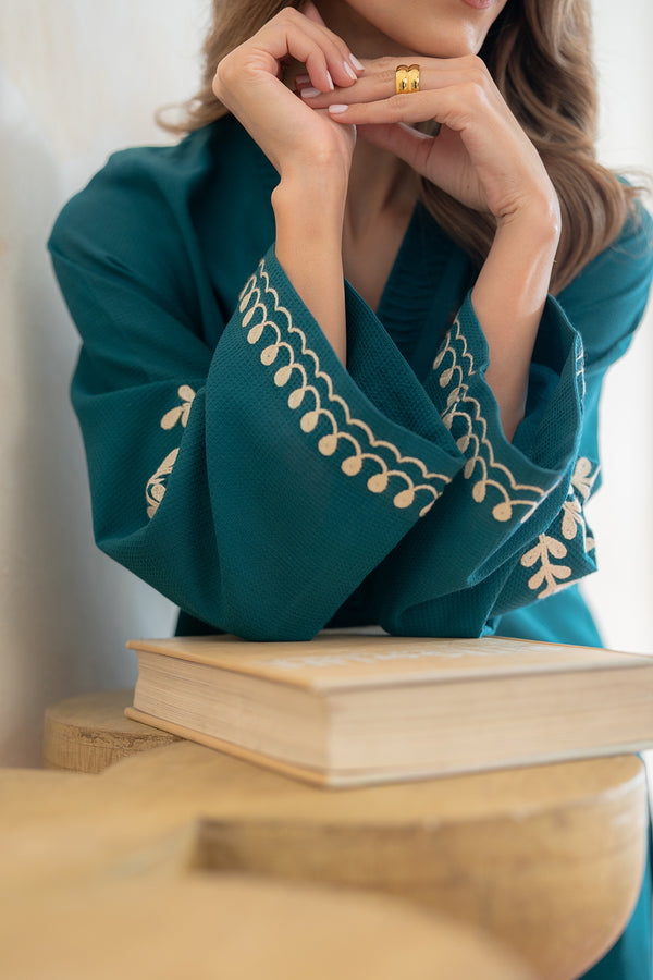 Sahar | Pret Essentials Winter 25 | Emerald Tide-8
