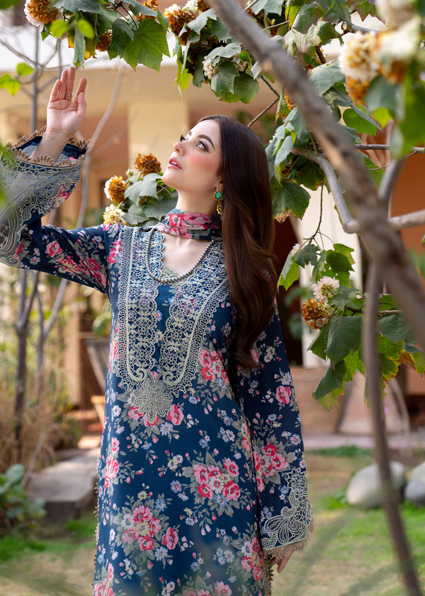 Myeesha | Lamhay Luxury Lawn 25 | Zohra -  Myeesha Ladies Clothes - Original Designer Dress - House of Maryam
