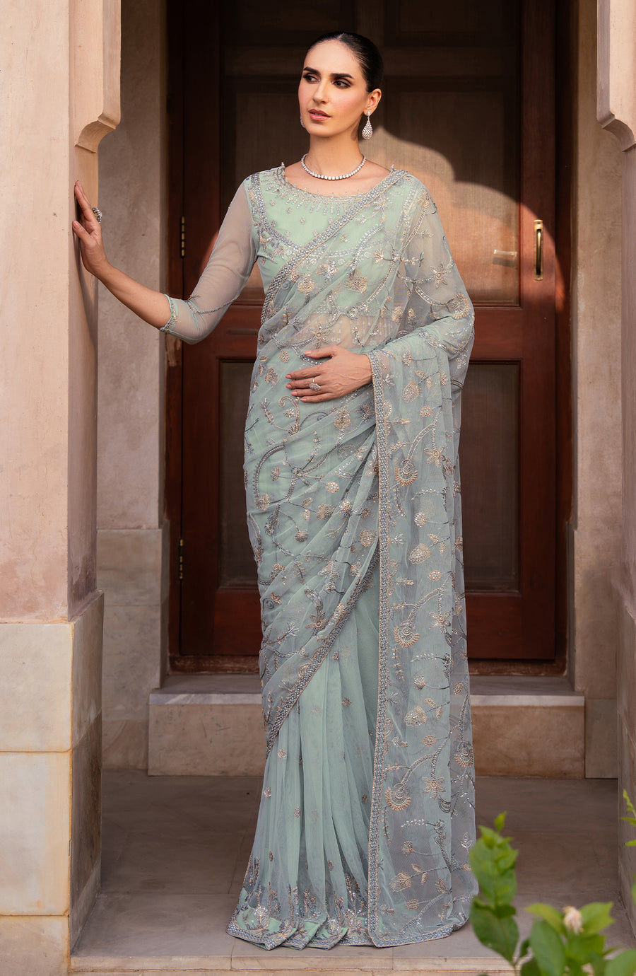 Zarif | Sahiba Formals | UNST-SBA-06 INEESA -  Zarif Ladies Clothes - Original Designer Dress - House of Maryam