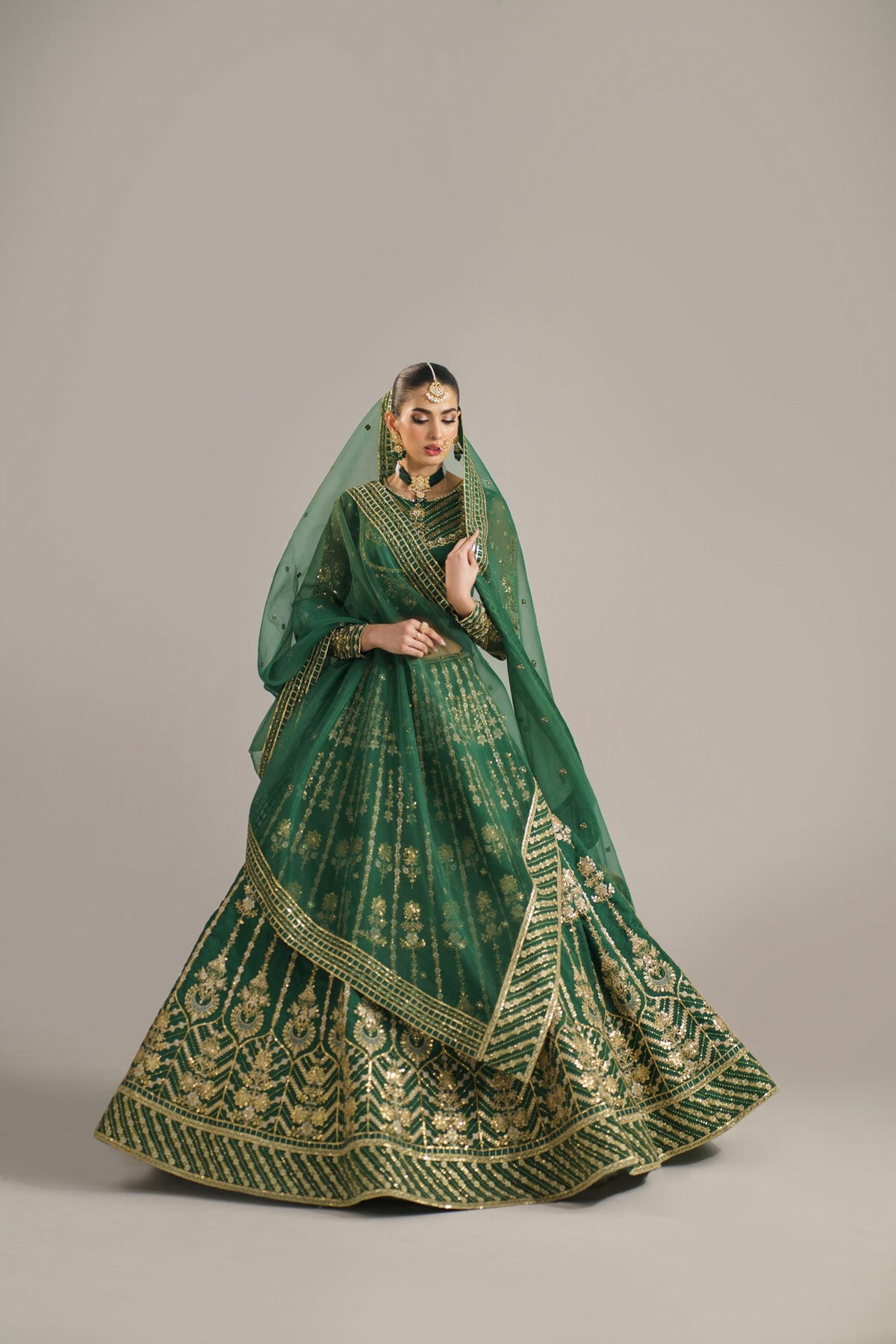 Akbar Aslam Shahul organza lehenga choli, photo 4