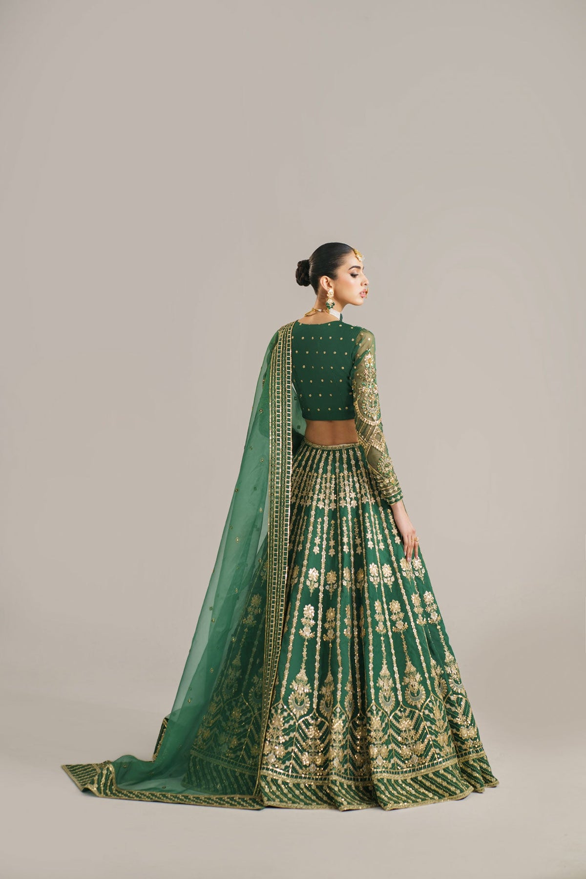 Akbar Aslam Shahul organza lehenga choli, photo 3