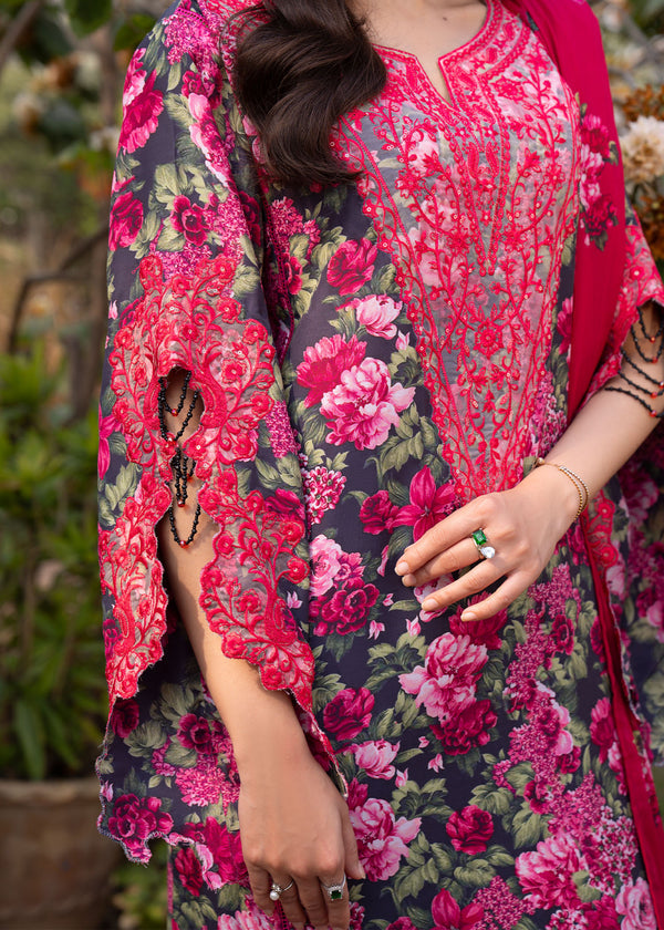 Myeesha | Lamhay Luxury Lawn 25 | Naghma -  Myeesha Ladies Clothes - Original Designer Dress - House of Maryam