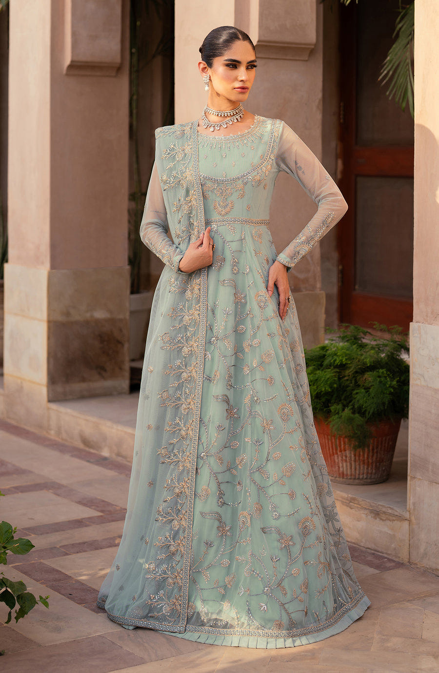 Zarif | Sahiba Formals | UNST-SBA-06 INEESA -  Zarif Ladies Clothes - Original Designer Dress - House of Maryam